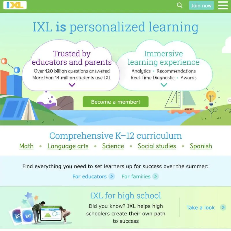 IXL Math & English & Science & Social 美国版年费
